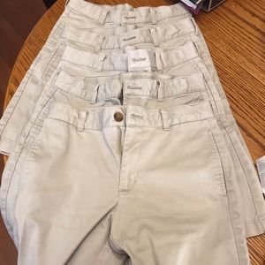 Boys Size 14 Uniform Khaki shorts (5 pairs in lot)